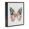 Stupell Industries Floral Flight Butterfly Wings Framed Giclee, design by Nicole DeCamp